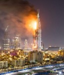 High Rise Fire Dubai Click to enlarge