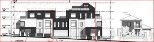 Three storey proposal "should" be two storeys Click to enlarge